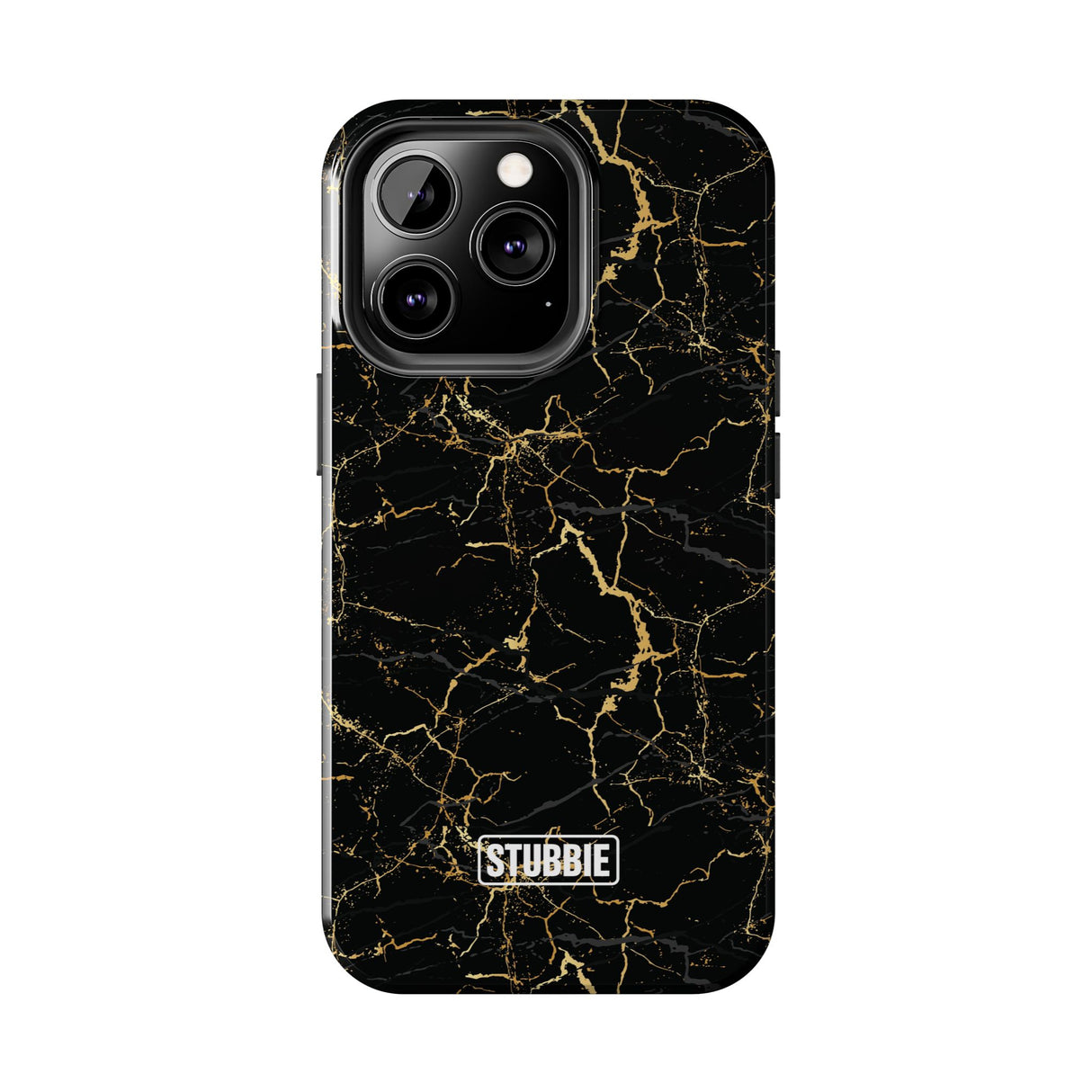 STUBBIE Phone Case for Apple iPhone - Midnight Black Marble Phone Case