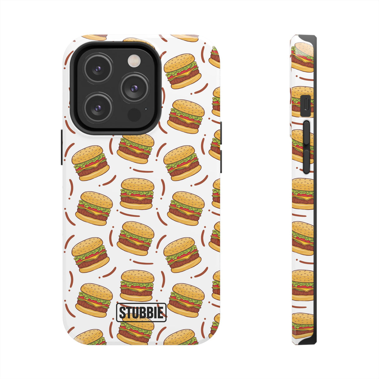 STUBBIE Phone Case for Apple iPhone - Burger Stubbie