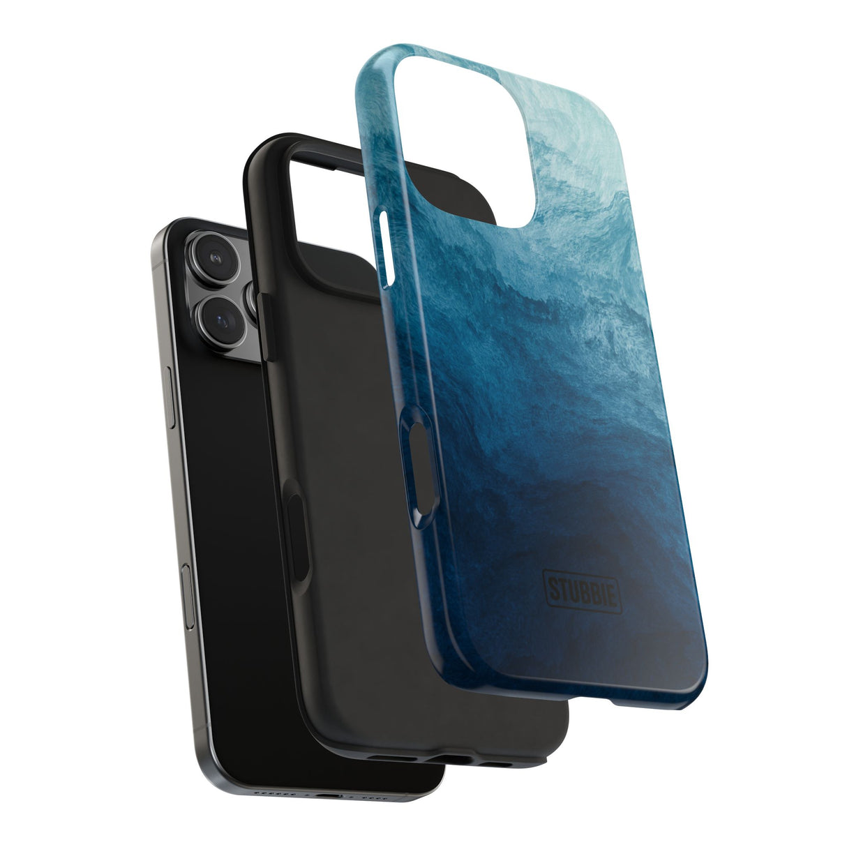 STUBBIE Phone Case for Apple iPhone - Blue Marble Phone Case
