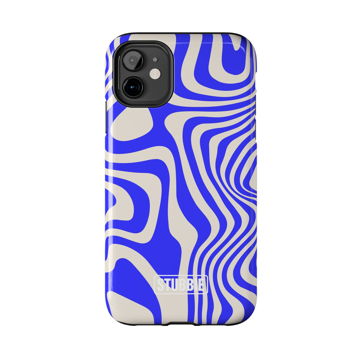 STUBBIE Phone Case for Apple iPhone - Crazy Blue Phone Case