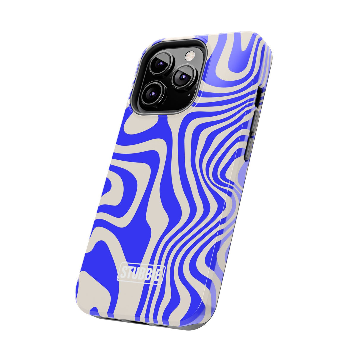 STUBBIE Phone Case for Apple iPhone - Crazy Blue Phone Case