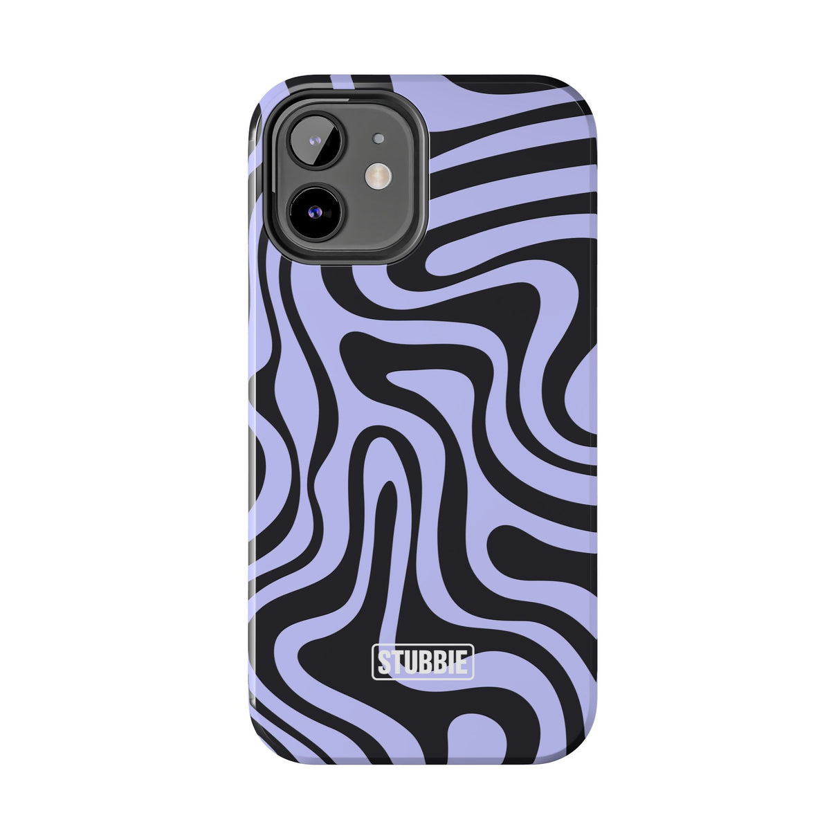 STUBBIE Phone Case for Apple iPhone - Crazy Zebra Stubbie