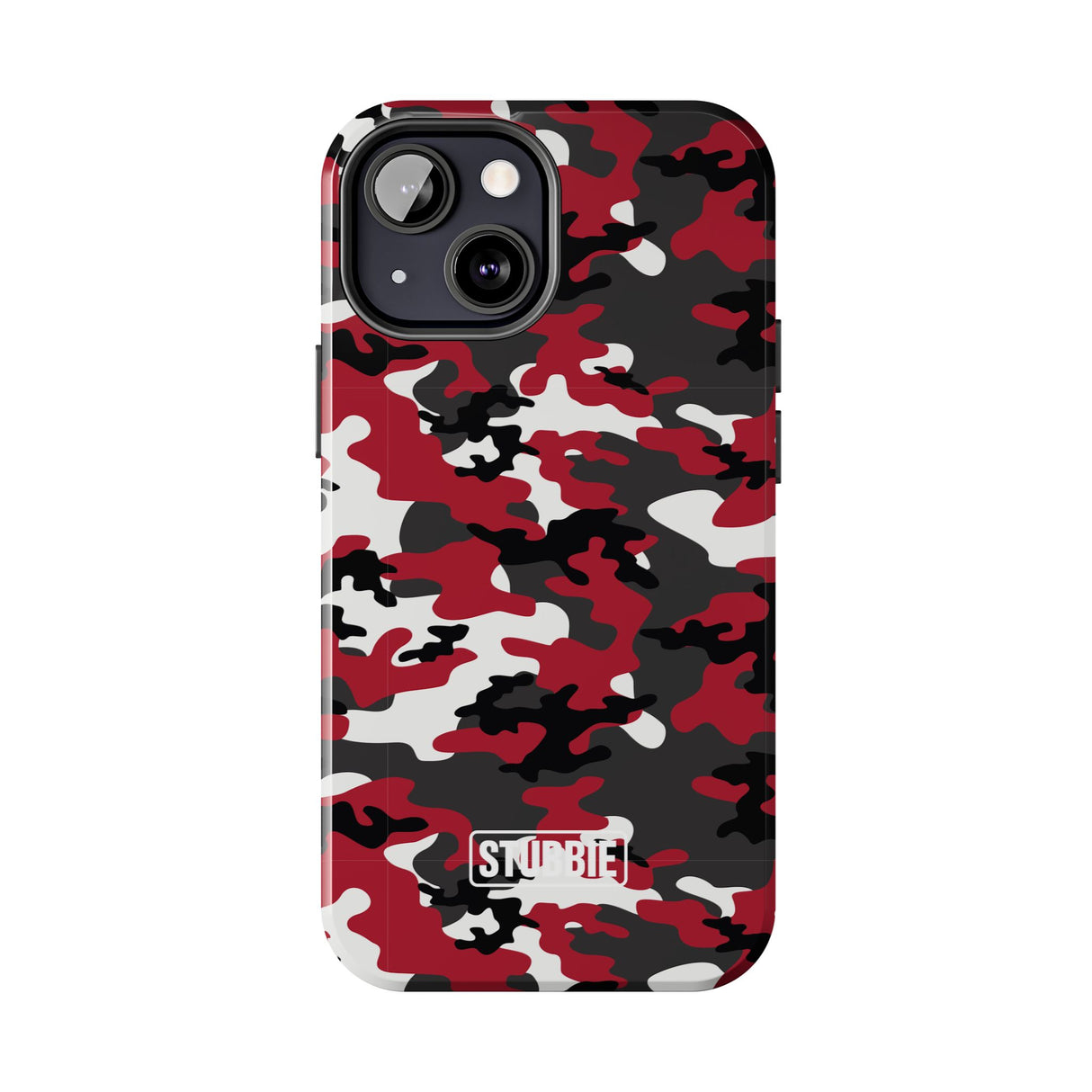 STUBBIE Phone Case for Apple iPhone - Red Camo Phone Case