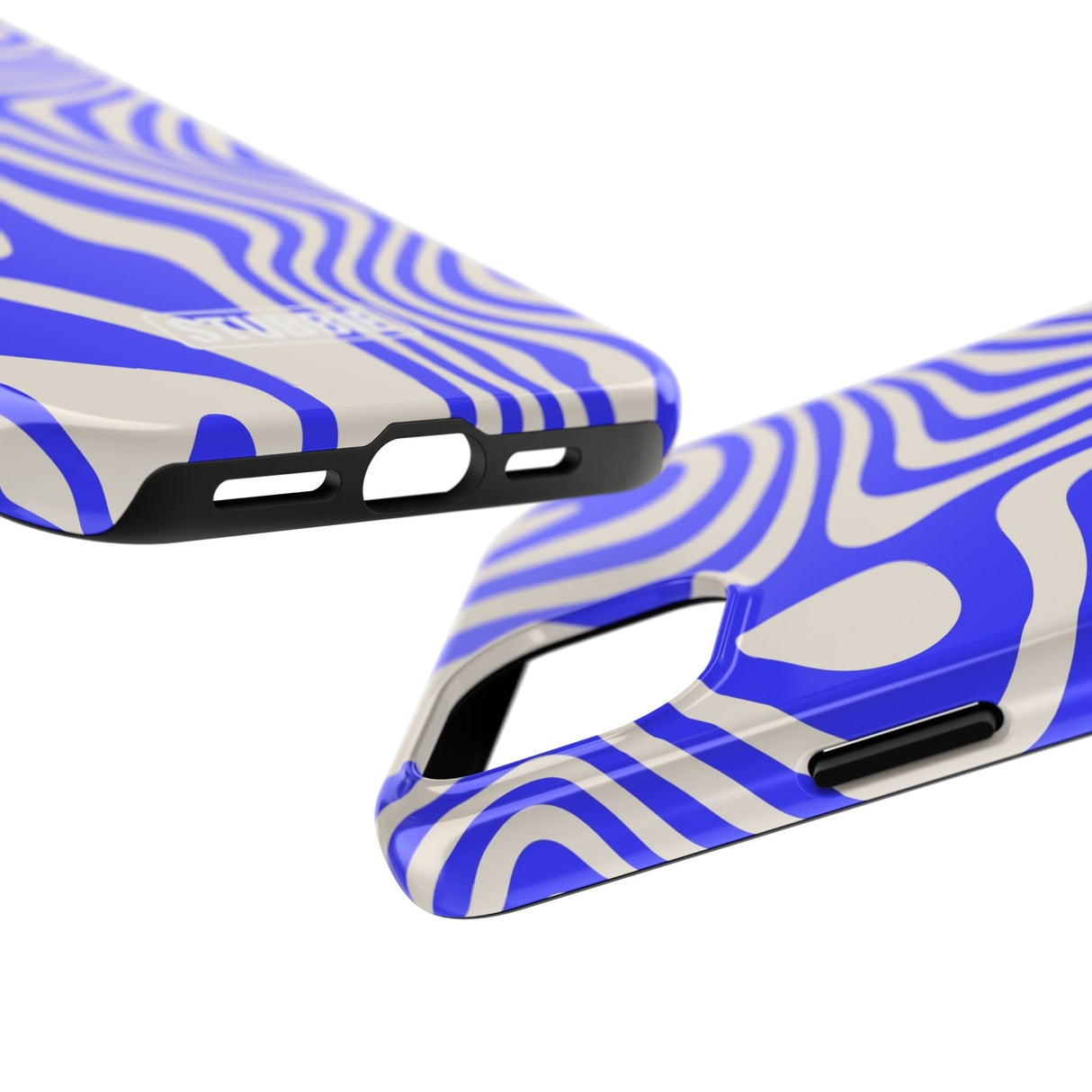 STUBBIE Phone Case for Apple iPhone - Crazy Blue Phone Case