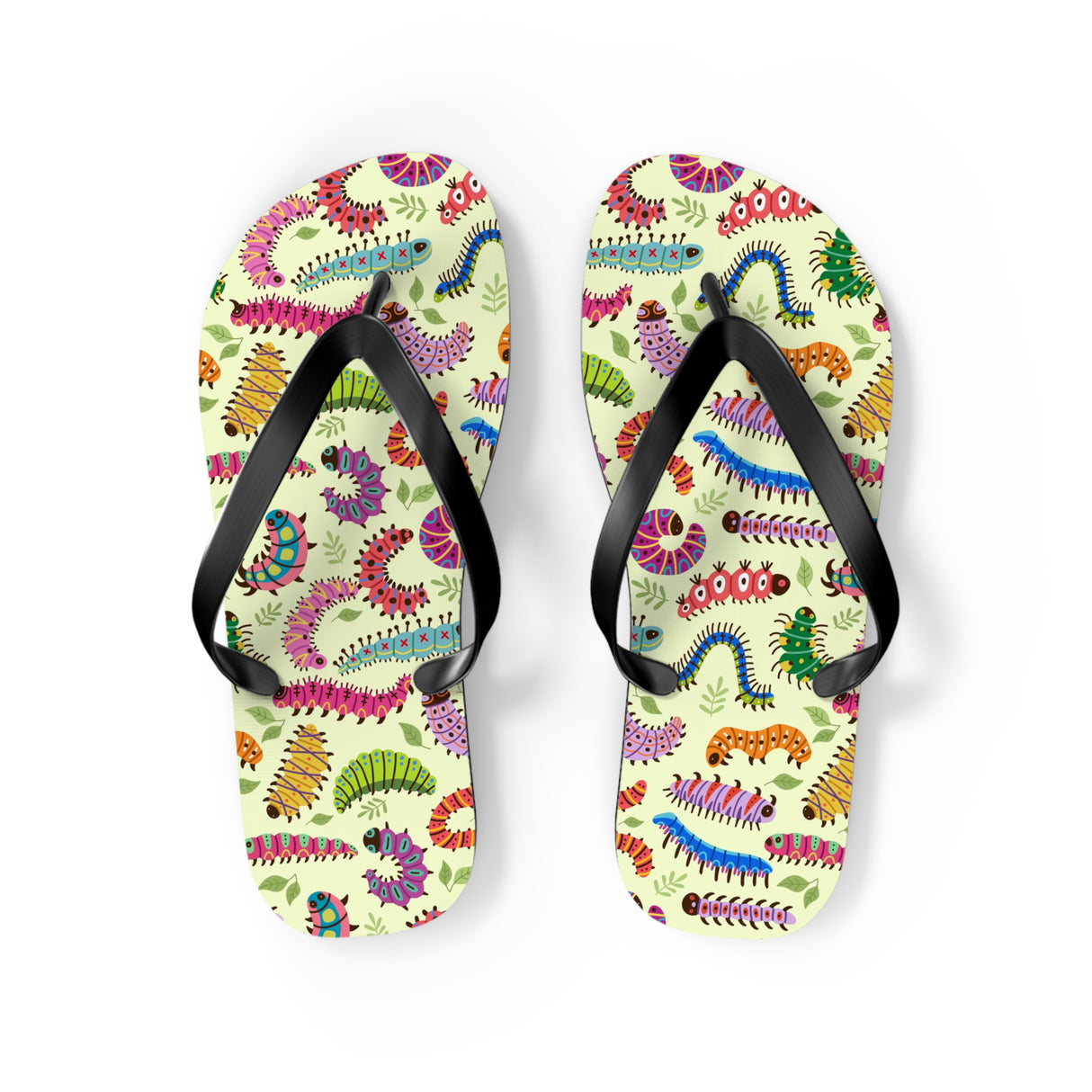 Caterpillar Flip Flops