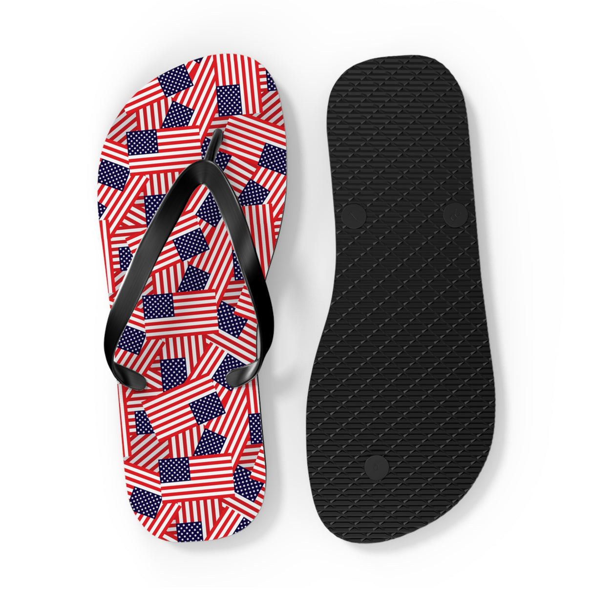 Mini American Flag Flip Flops