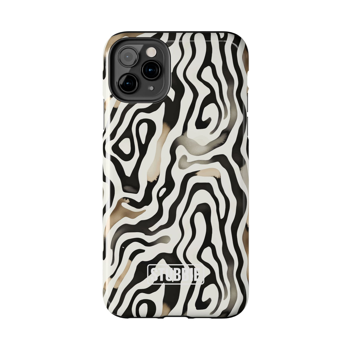 STUBBIE Phone Case for Apple iPhone - Weird Zebra Stubbie