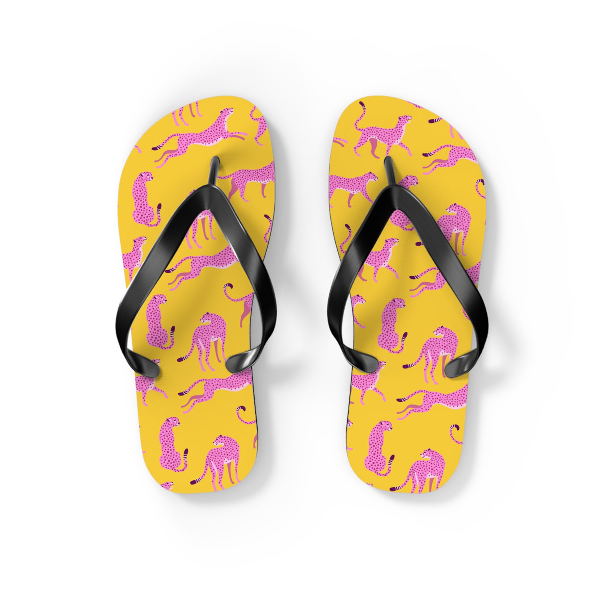 Cheetah Flip Flops