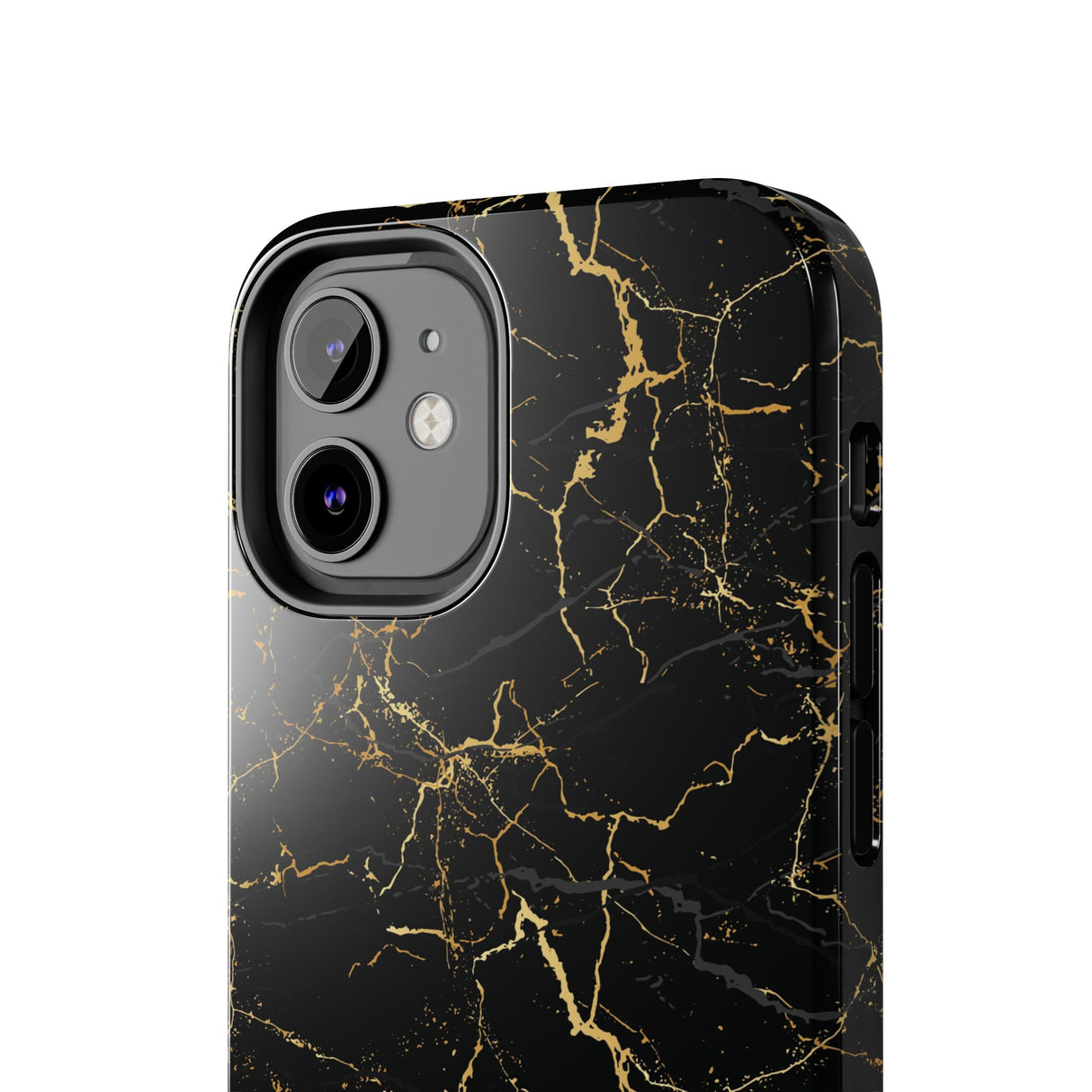 STUBBIE Phone Case for Apple iPhone - Midnight Black Marble Phone Case