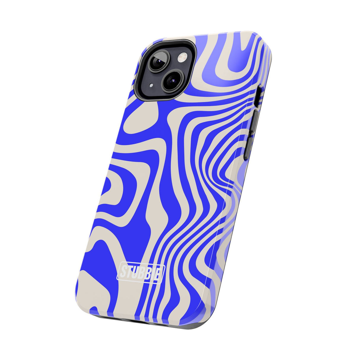 STUBBIE Phone Case for Apple iPhone - Crazy Blue Phone Case