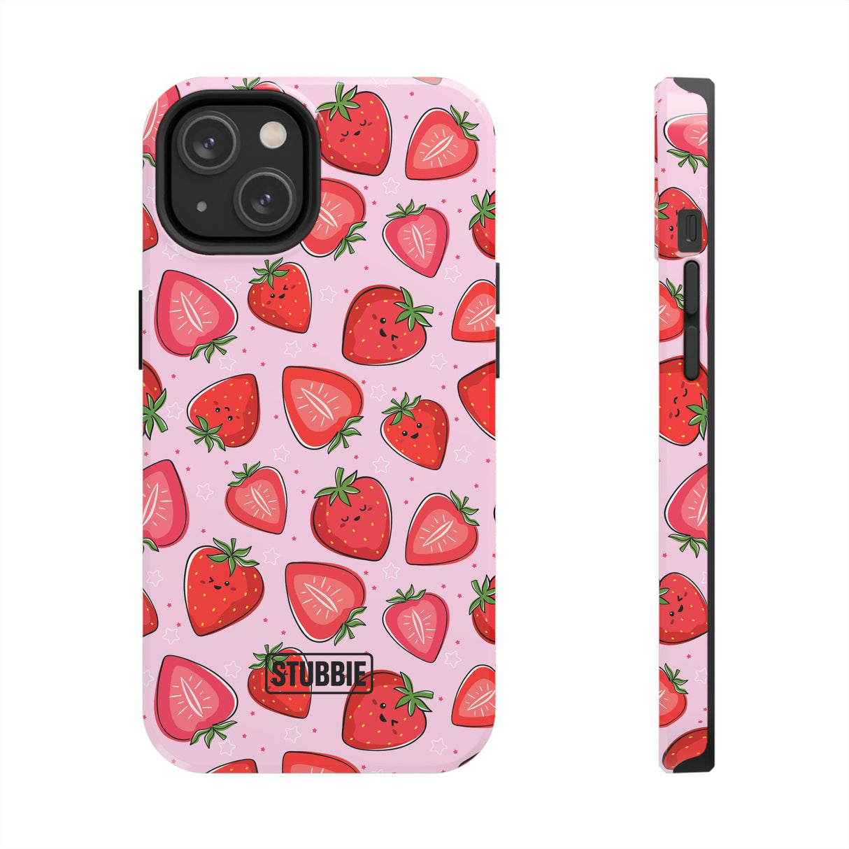 STUBBIE Phone Case for Apple iPhone - Smile Strawberry Phone Case