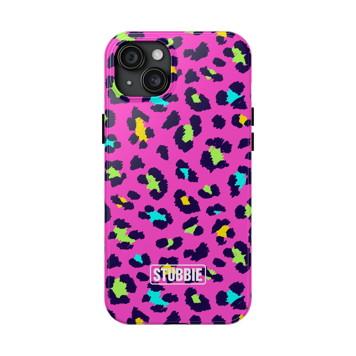 STUBBIE Phone Case for Apple iPhone - Disco Leopard Stubbie