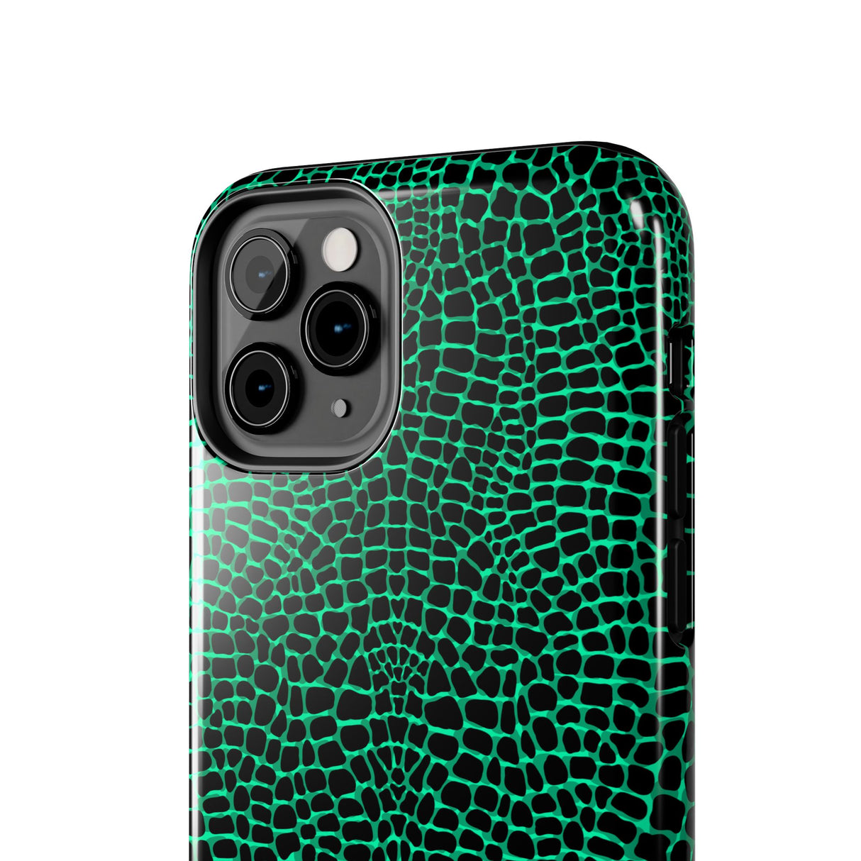 STUBBIE Phone Case for Apple iPhone - Green Croc Phone Case