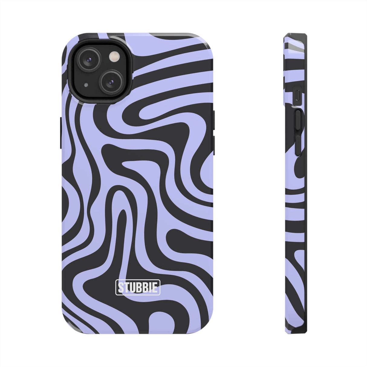 STUBBIE Phone Case for Apple iPhone - Crazy Zebra Stubbie