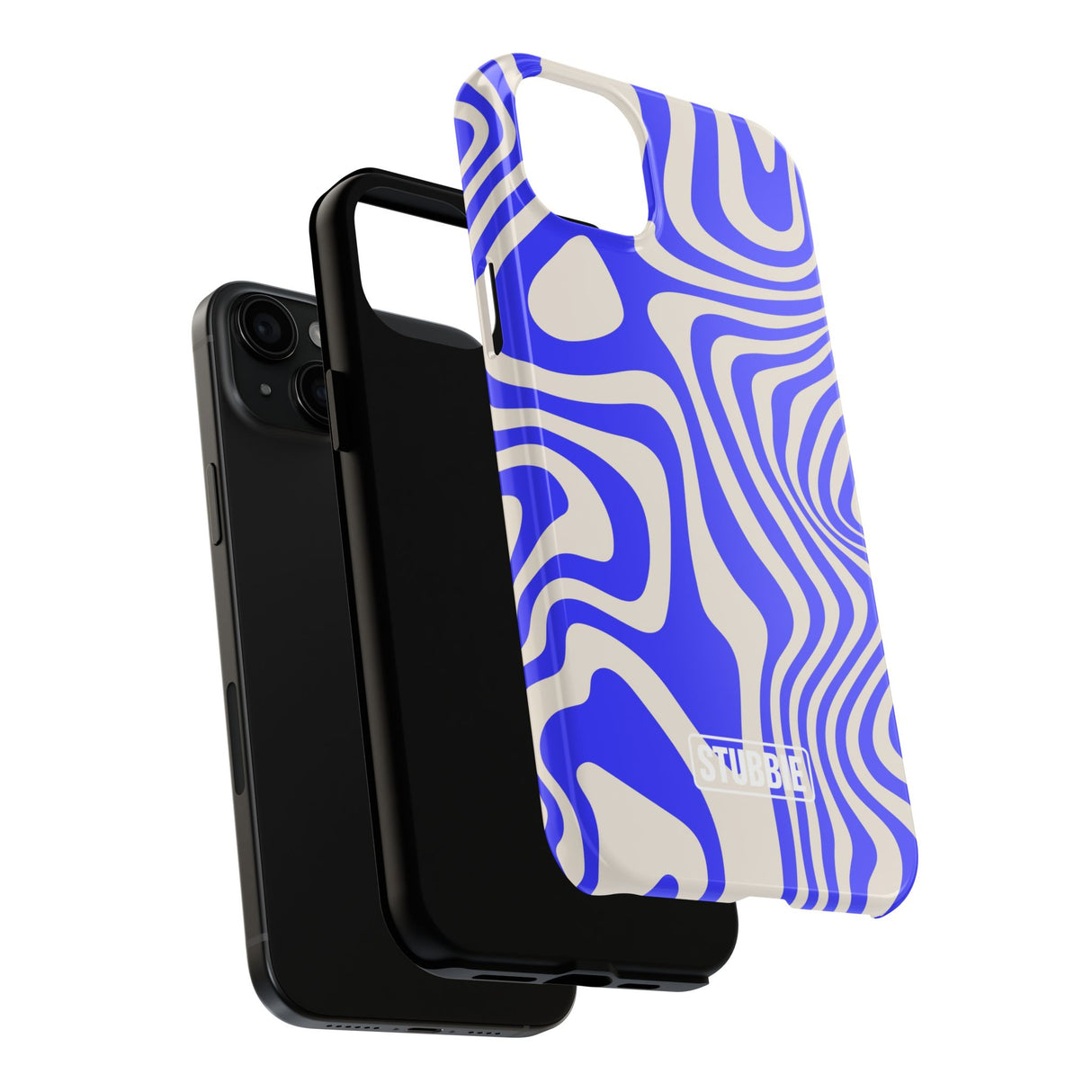 STUBBIE Phone Case for Apple iPhone - Crazy Blue Phone Case