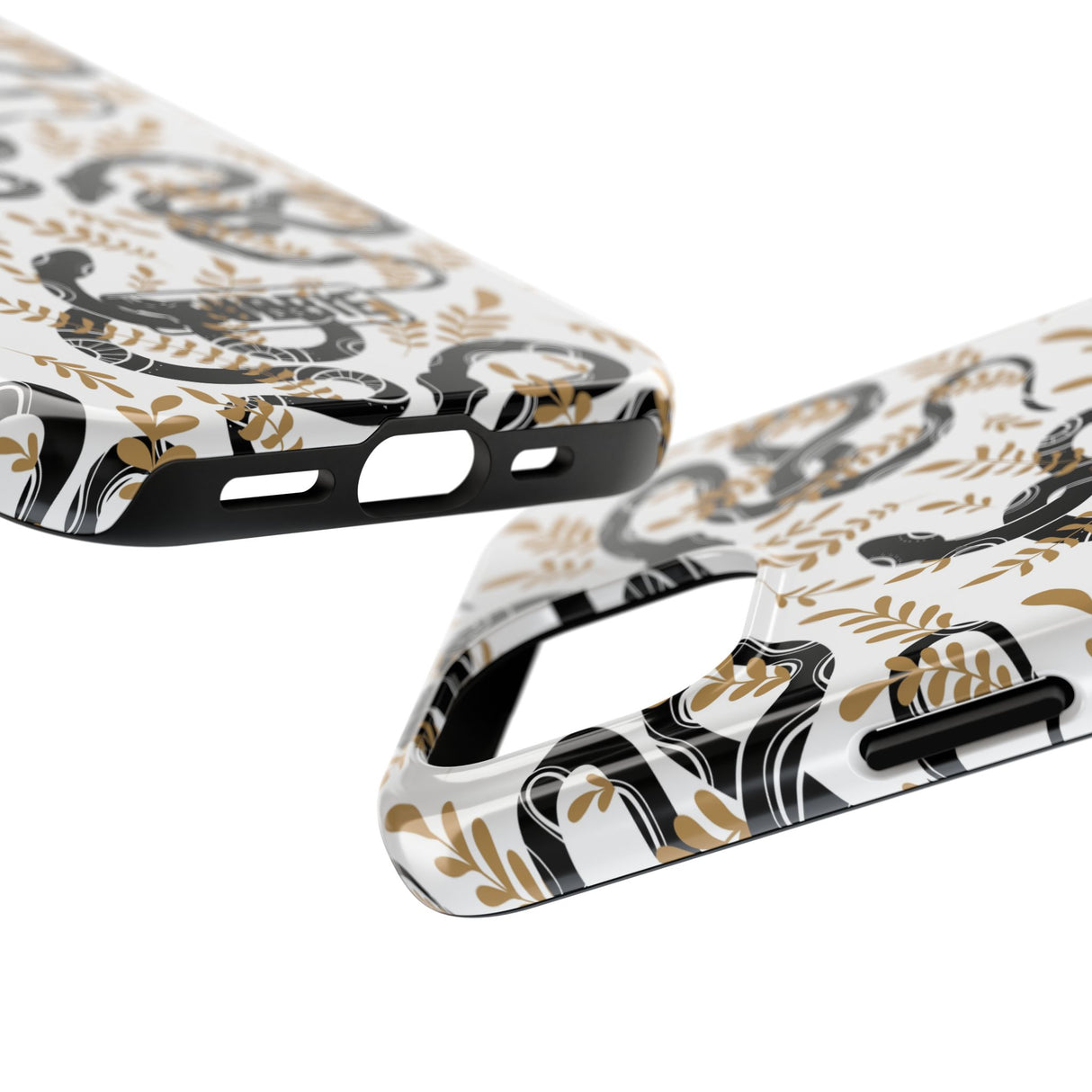 STUBBIE Phone Case for Apple iPhone - Black Snake Phone Case