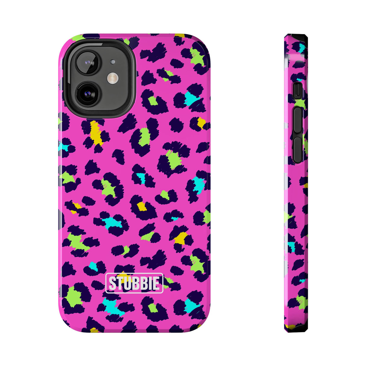 STUBBIE Phone Case for Apple iPhone - Disco Leopard Stubbie