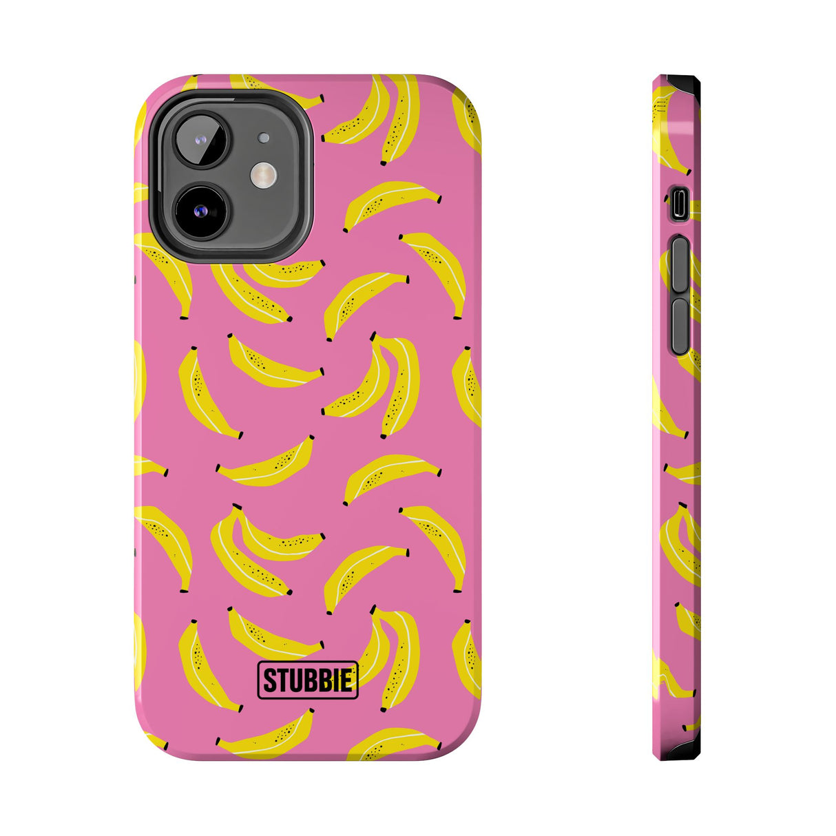 STUBBIE Phone Case for Apple iPhone - Pink Banana Phone Case