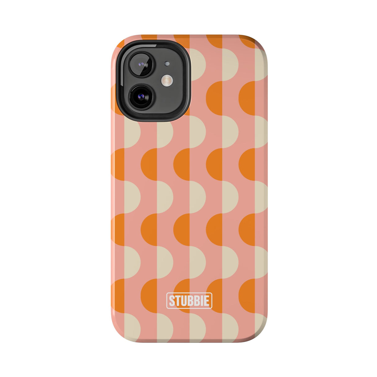 STUBBIE Phone Case for Apple iPhone - Orange Wave Phone Case