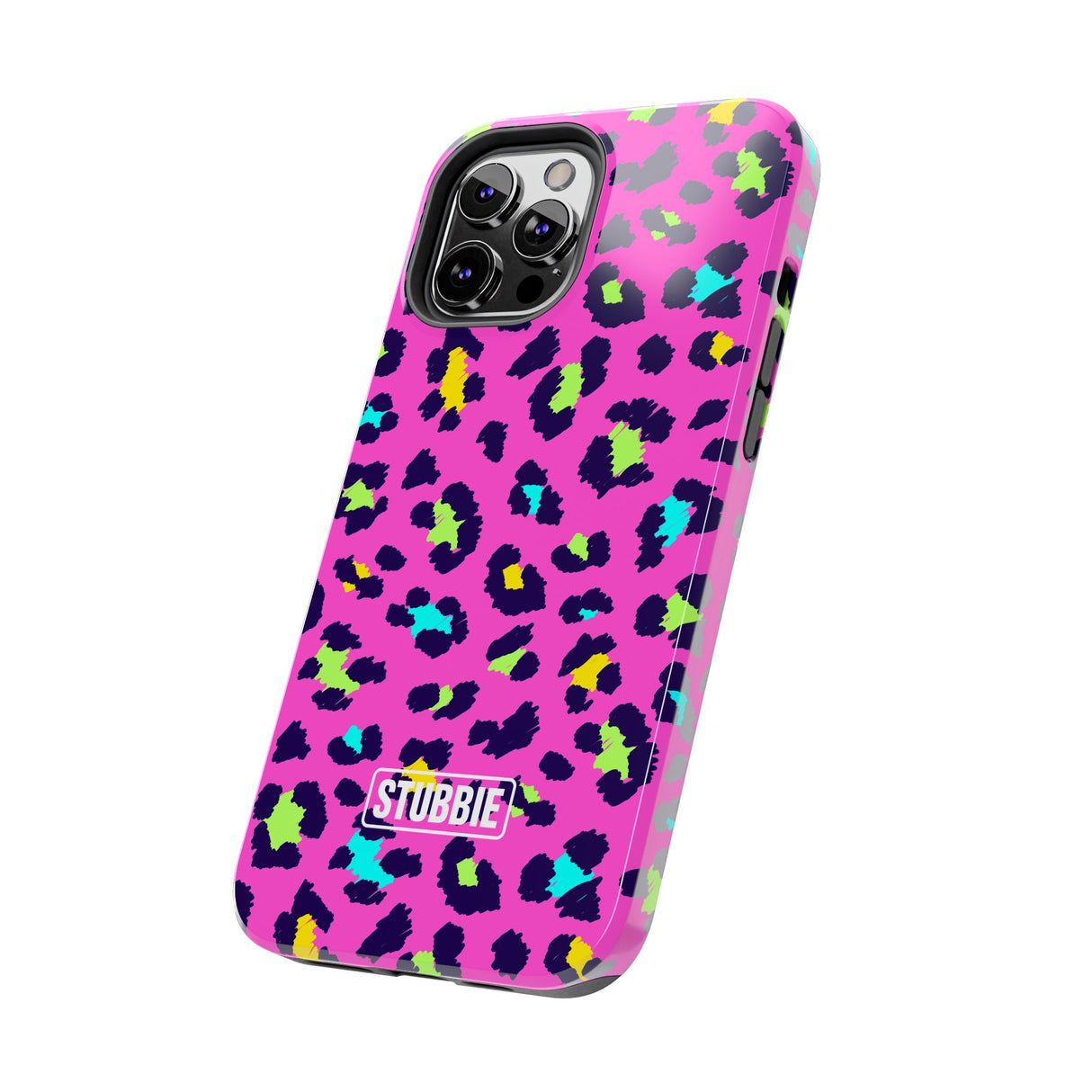 STUBBIE Phone Case for Apple iPhone - Disco Leopard Stubbie