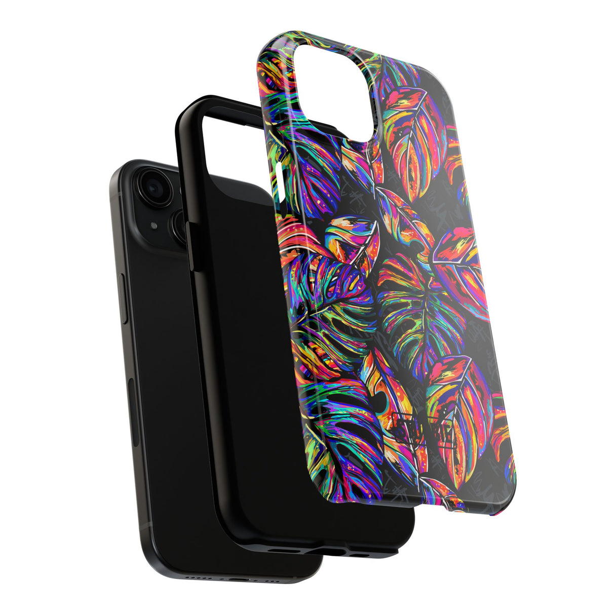 STUBBIE Phone Case for Apple iPhone - Rainbow Jungle Phone Case