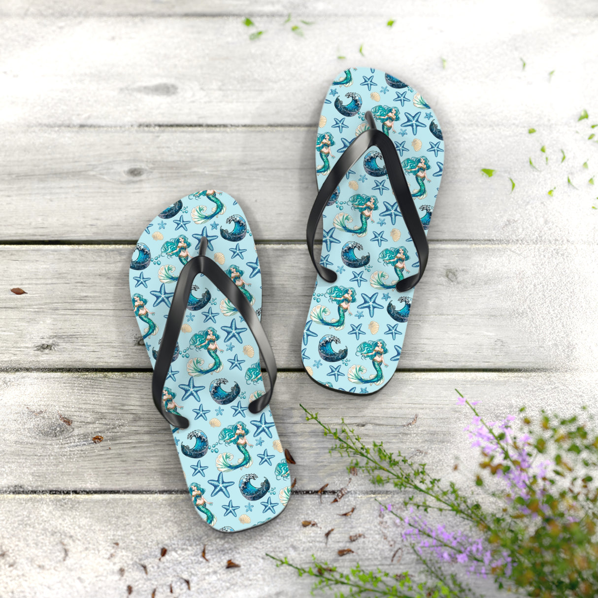 Mermaid Flip Flops