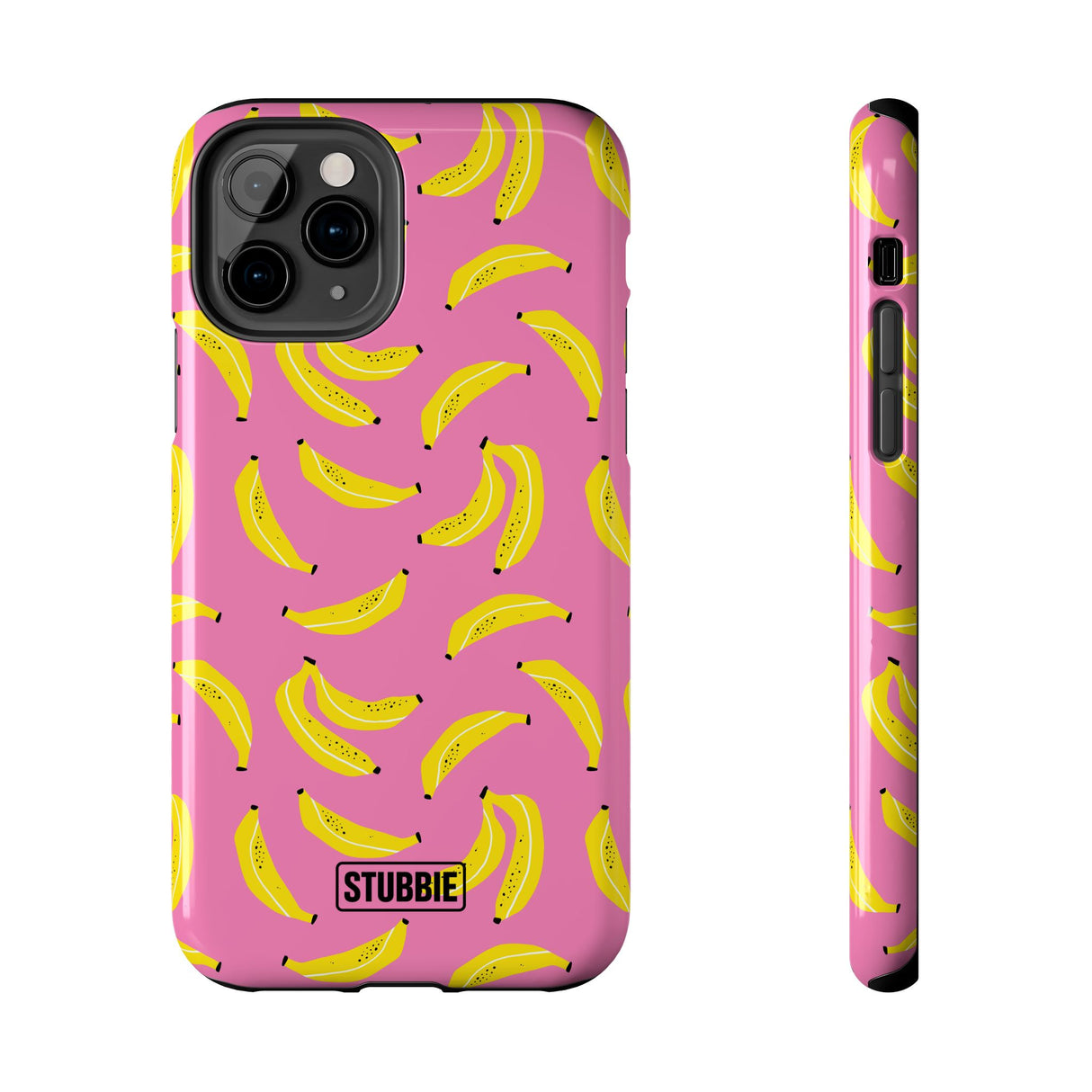 STUBBIE Phone Case for Apple iPhone - Pink Banana Phone Case