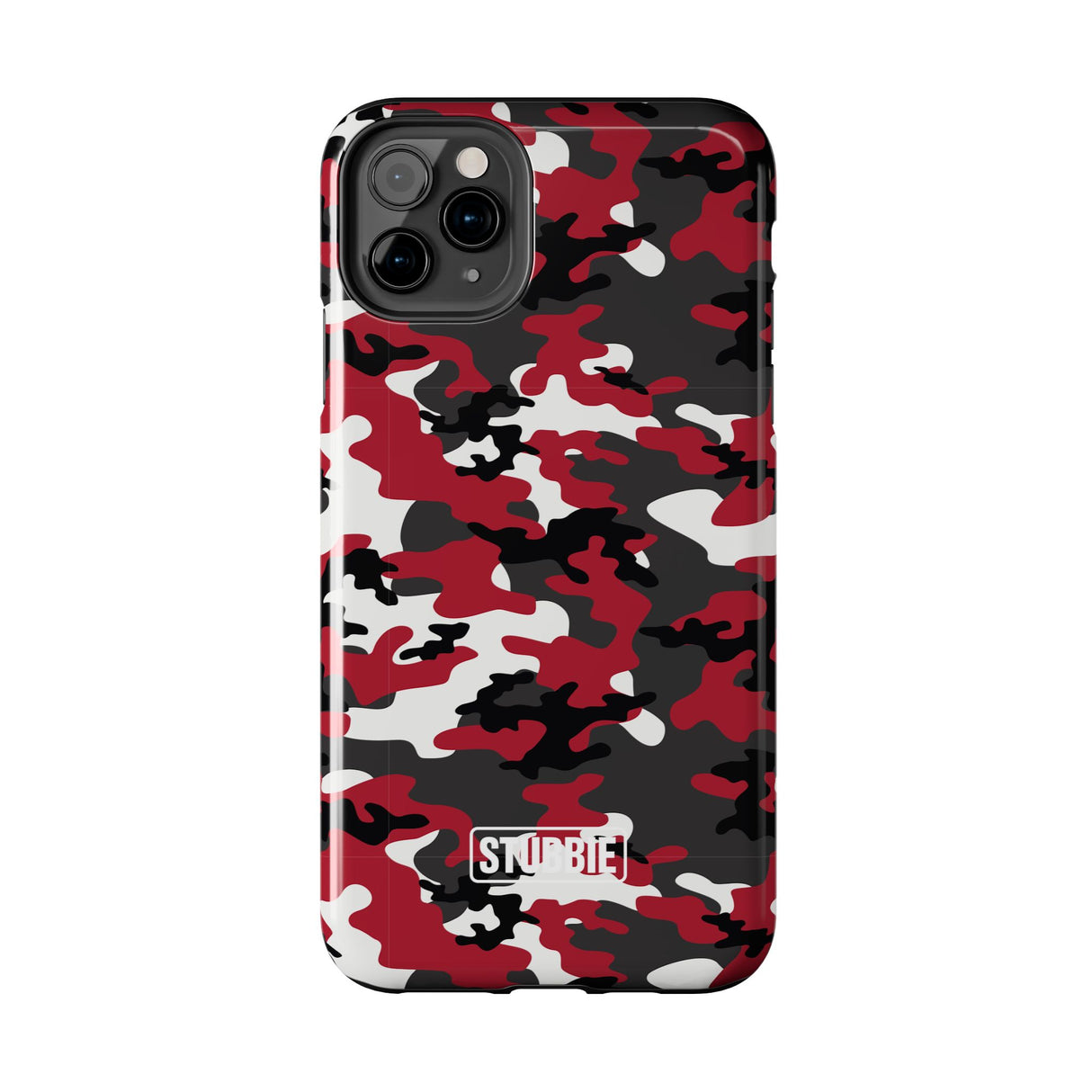STUBBIE Phone Case for Apple iPhone - Red Camo Phone Case
