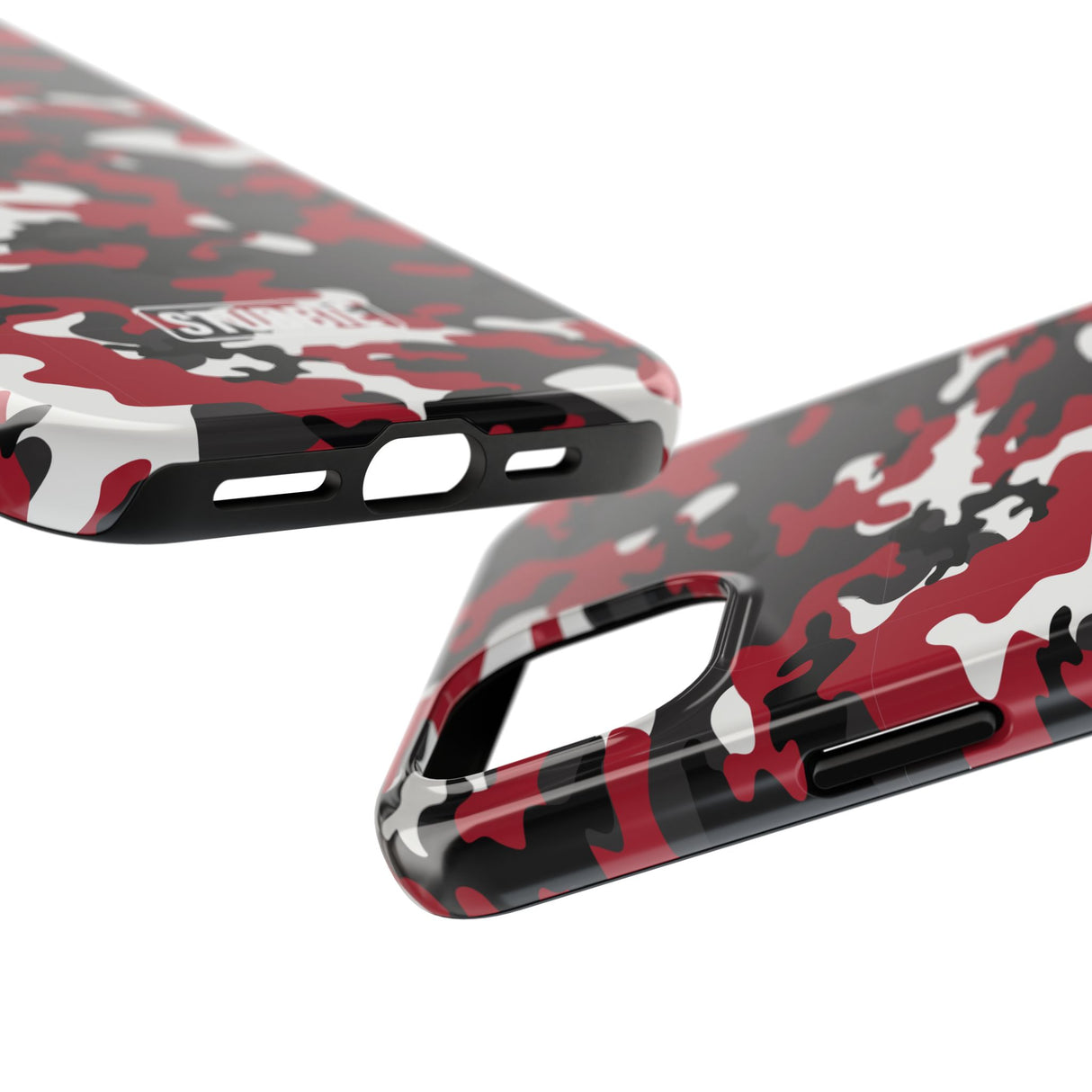 STUBBIE Phone Case for Apple iPhone - Red Camo Phone Case