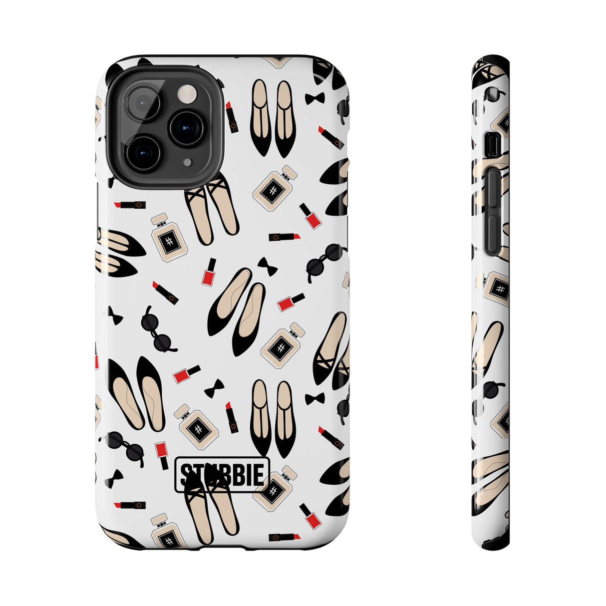 STUBBIE Phone Case for Apple iPhone - Heels And Lipstick Stubbie