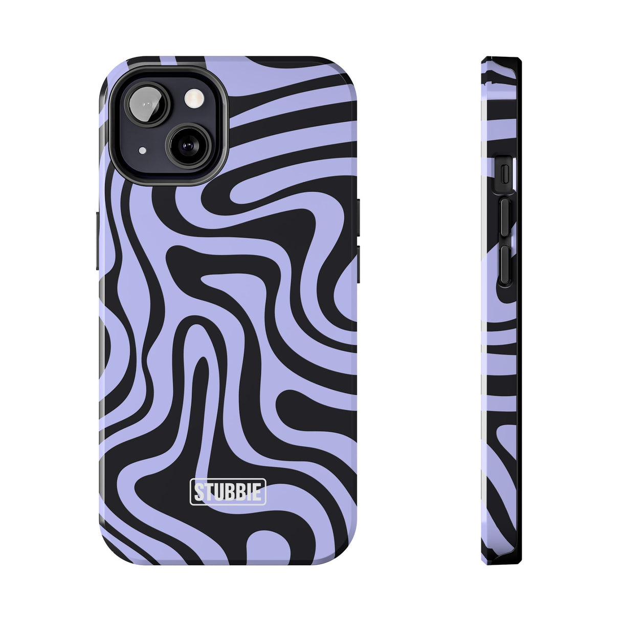 STUBBIE Phone Case for Apple iPhone - Crazy Zebra Stubbie