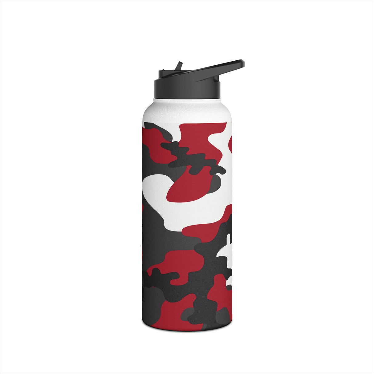 Red Camouflage Stainless Steel Water Bottle
