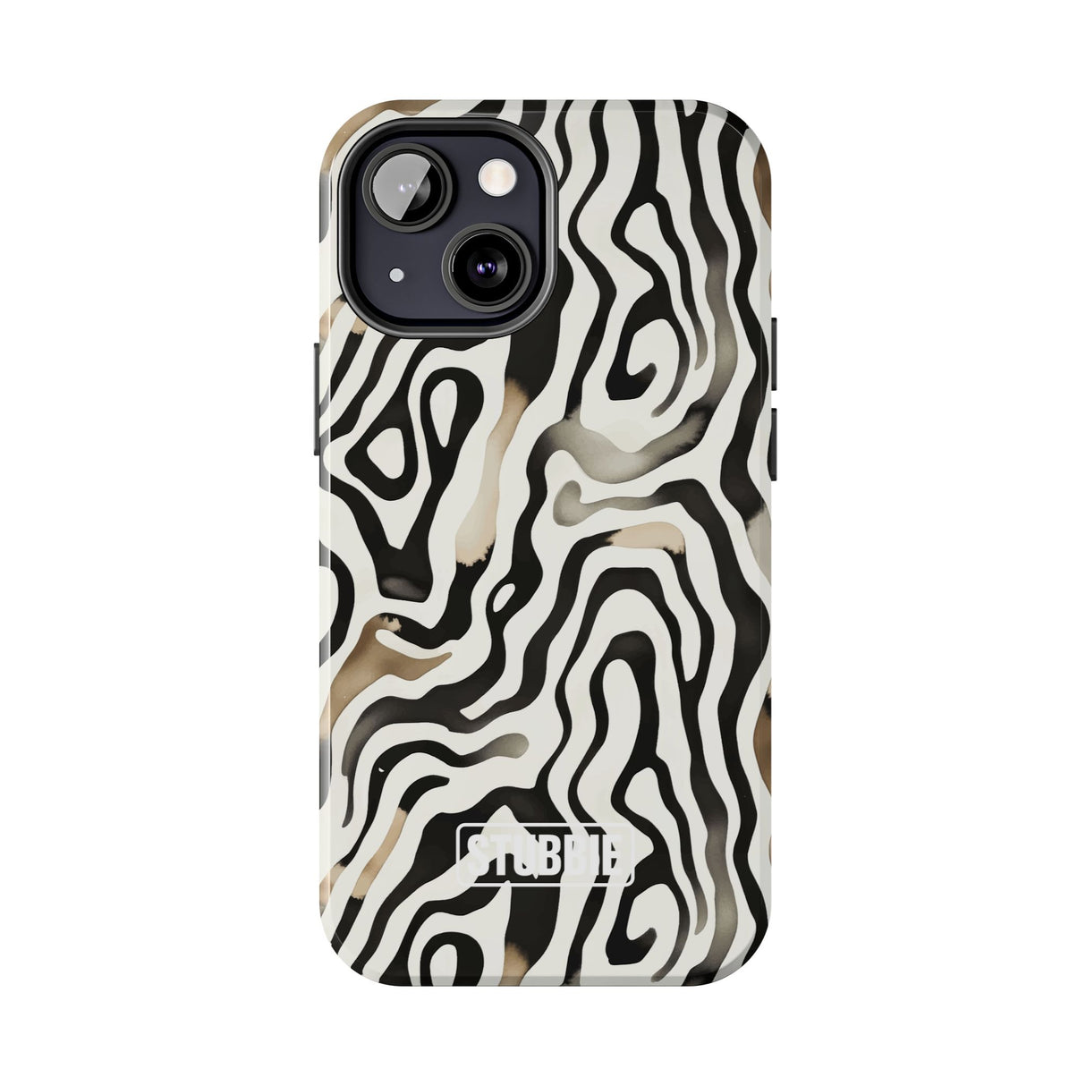 STUBBIE Phone Case for Apple iPhone - Weird Zebra Stubbie