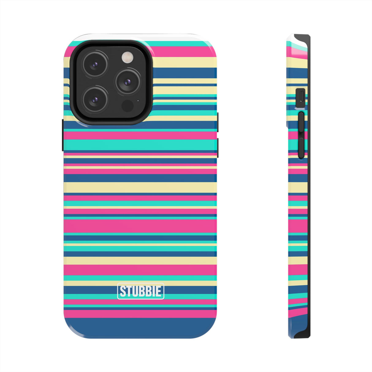 STUBBIE Phone Case for Apple iPhone - Coloured Stripes Phone Case