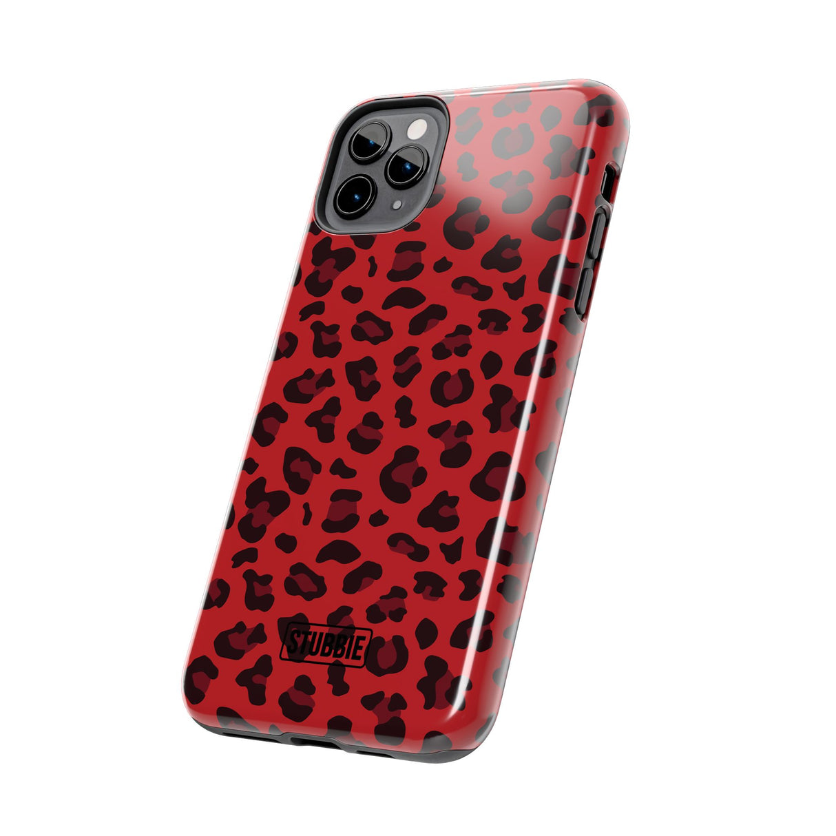 STUBBIE Phone Case for Apple iPhone - Red Leopard Phone Case