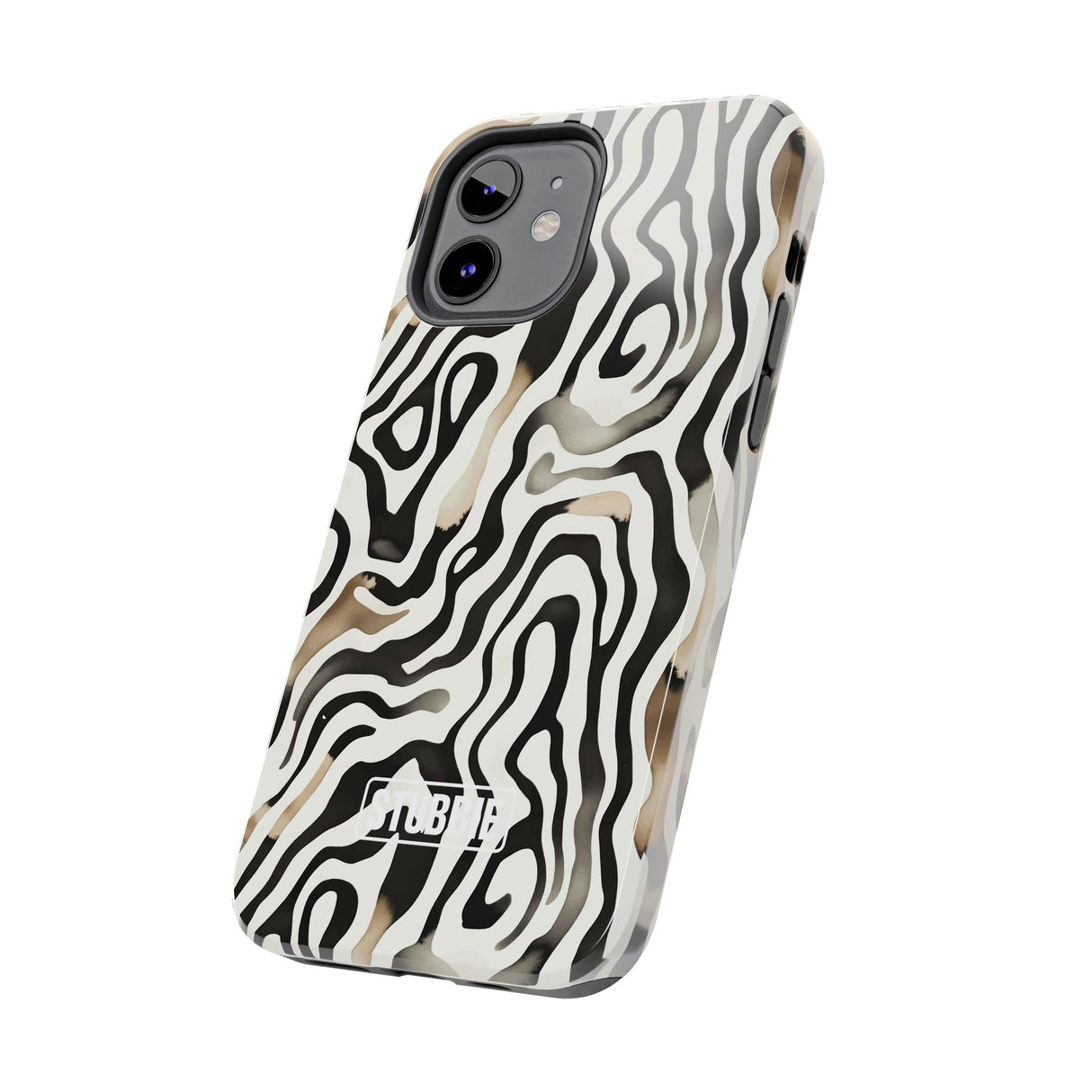 STUBBIE Phone Case for Apple iPhone - Weird Zebra Stubbie