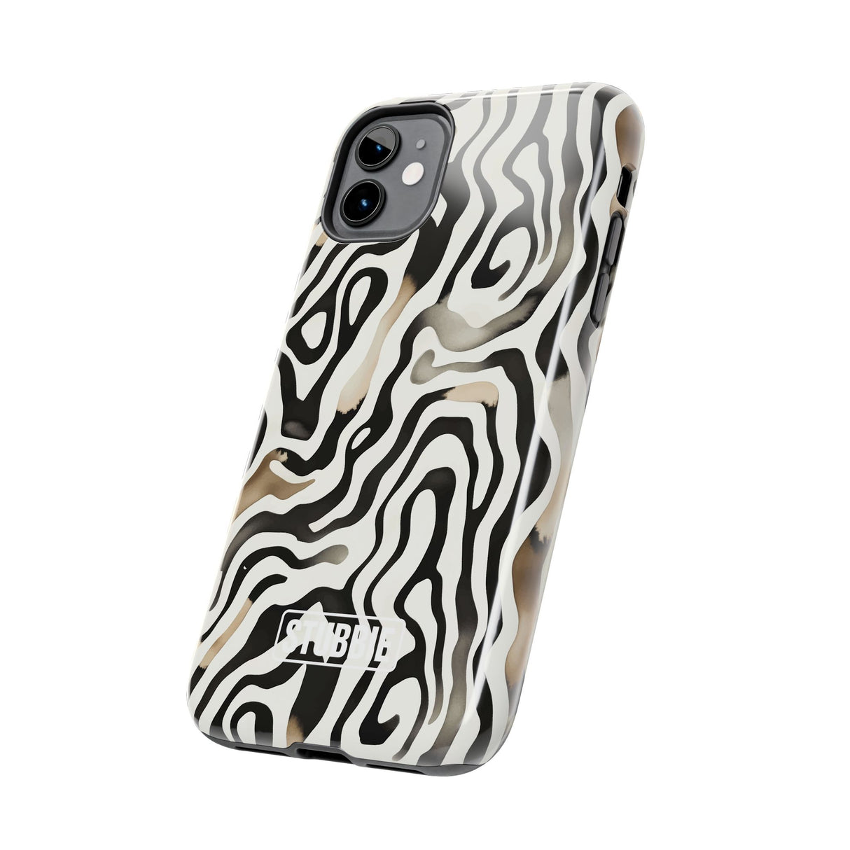 STUBBIE Phone Case for Apple iPhone - Weird Zebra Stubbie