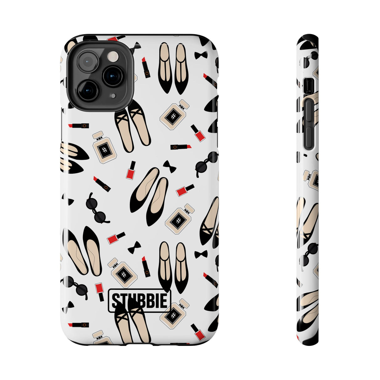STUBBIE Phone Case for Apple iPhone - Heels And Lipstick Stubbie