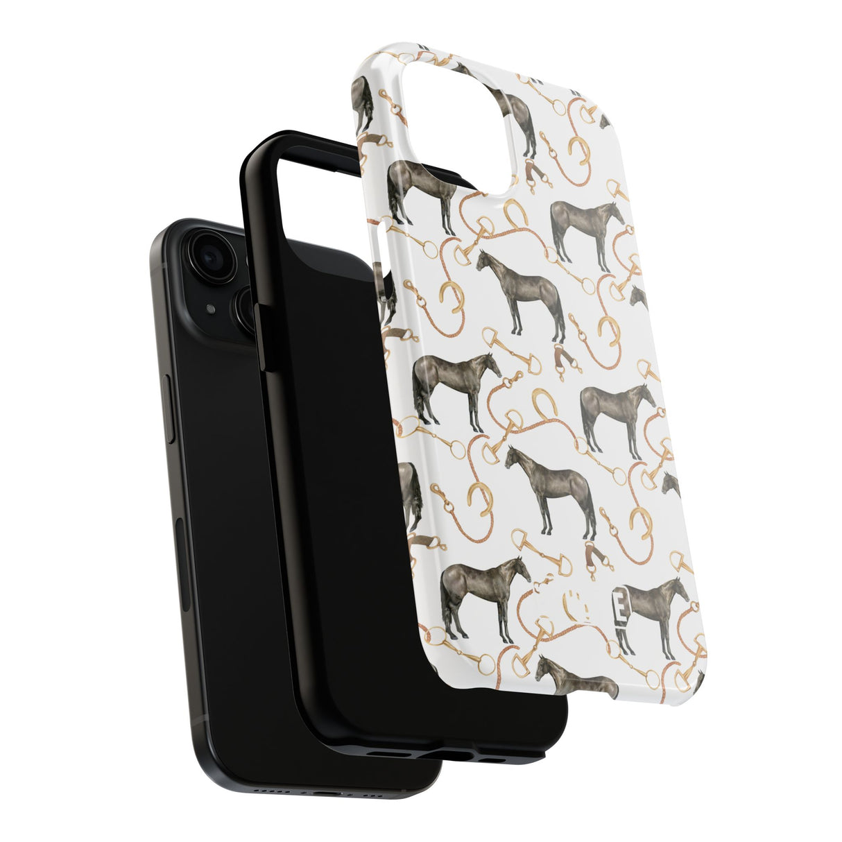 STUBBIE Phone Case for Apple iPhone - Cowboy Horse Phone Case