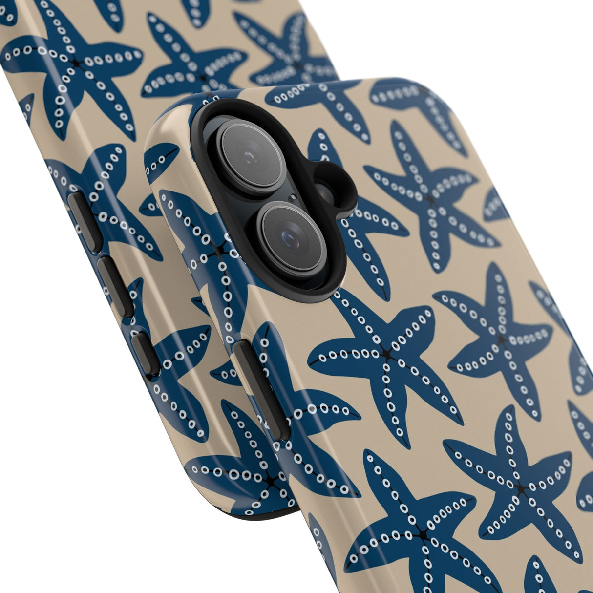 STUBBIE Phone Case for Apple iPhone - Blue Starfish Stubbie