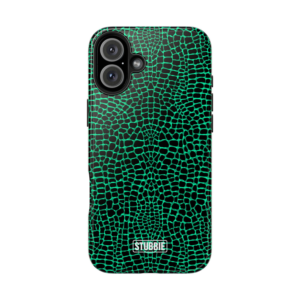 STUBBIE Phone Case for Apple iPhone - Green Croc Phone Case