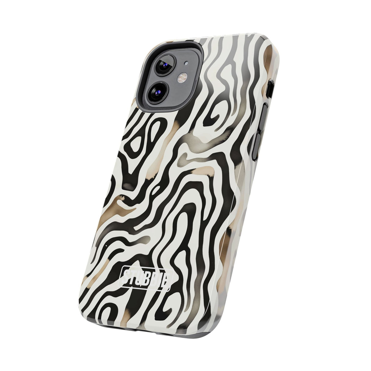 STUBBIE Phone Case for Apple iPhone - Weird Zebra Stubbie