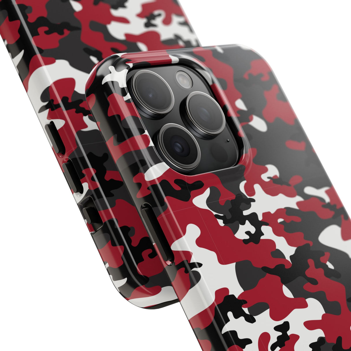 STUBBIE Phone Case for Apple iPhone - Red Camo Phone Case