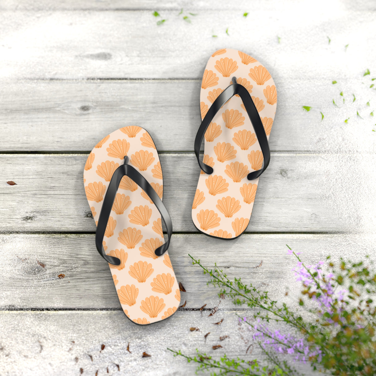 Shell Flip Flops