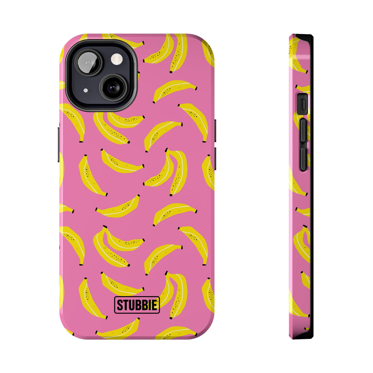STUBBIE Phone Case for Apple iPhone - Pink Banana Phone Case