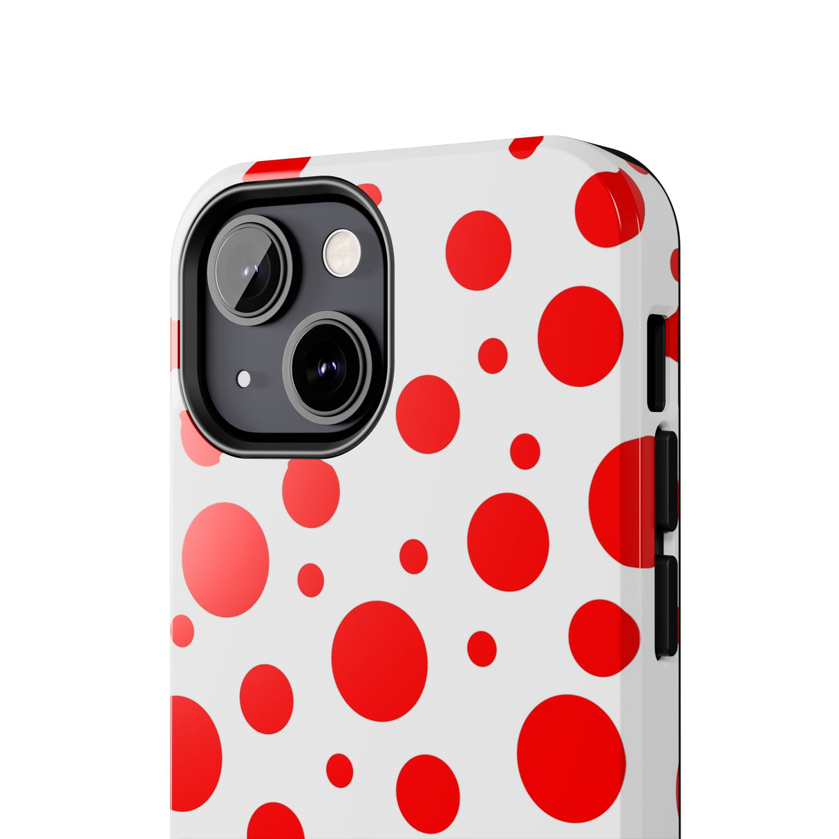 STUBBIE Phone Case for Apple iPhone - Red Polka Dot Phone Case