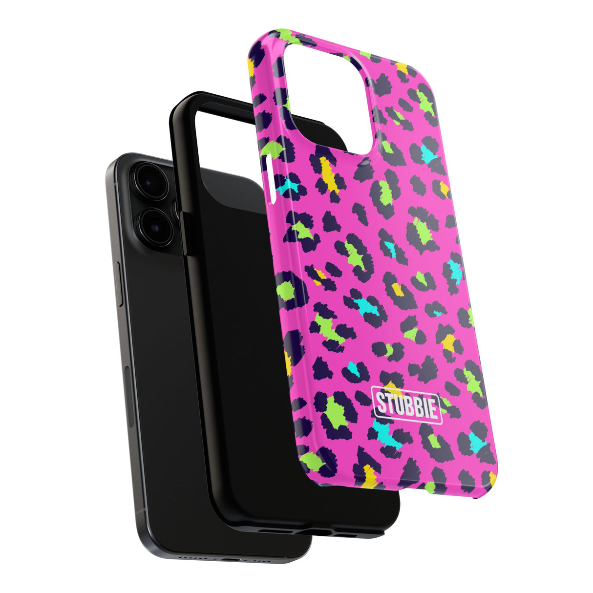 STUBBIE Phone Case for Apple iPhone - Disco Leopard Stubbie