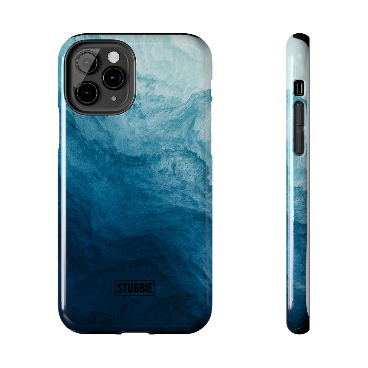 STUBBIE Phone Case for Apple iPhone - Blue Marble Phone Case