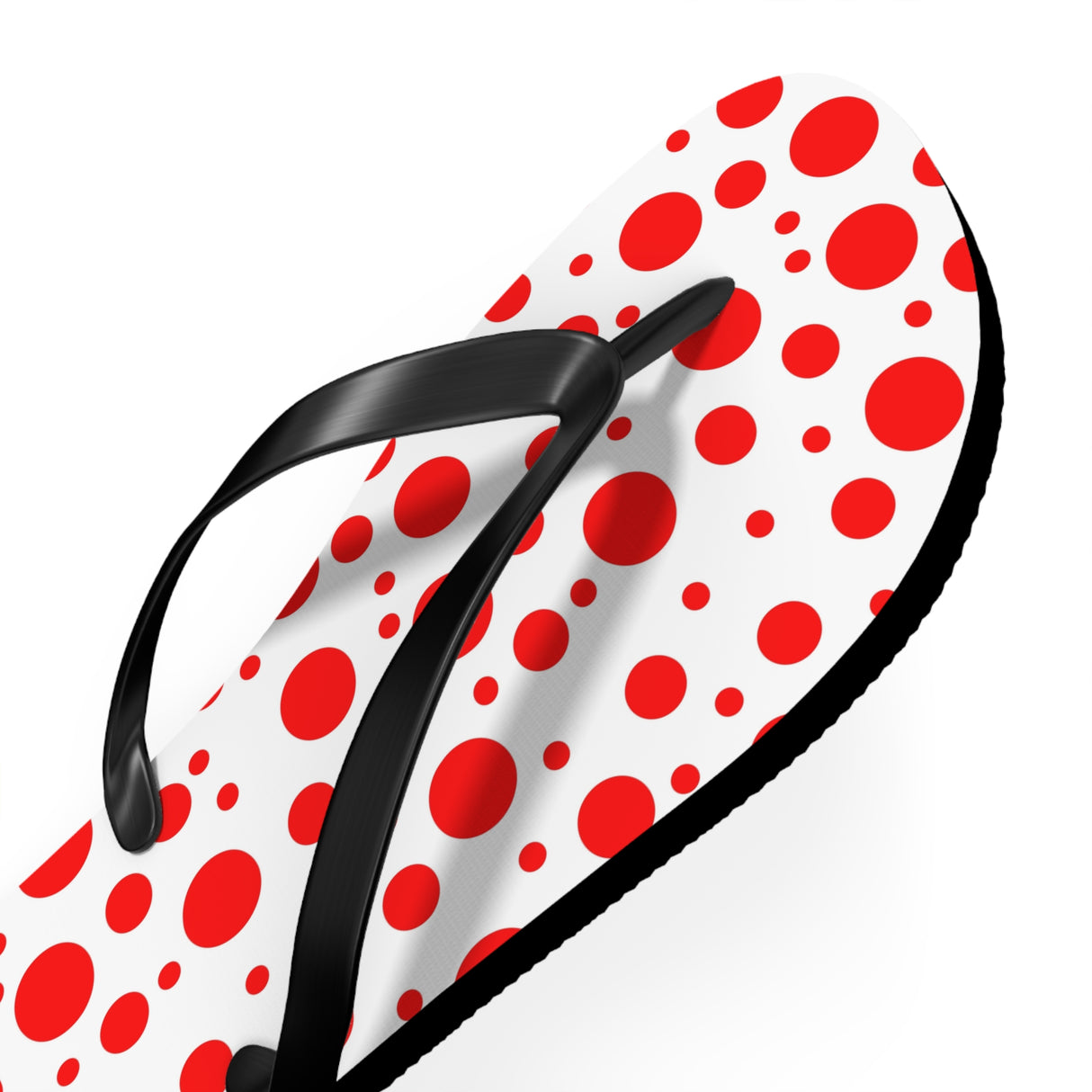 Red Polka Dot Flip Flops