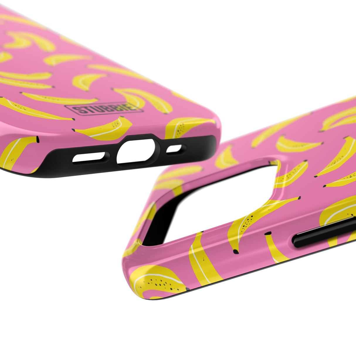 STUBBIE Phone Case for Apple iPhone - Pink Banana Phone Case